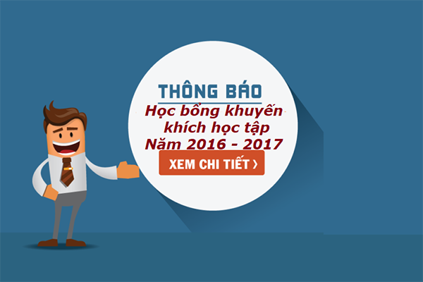 Thông báo học bổng Khuyến khích học tập năm học 2016 – 2017